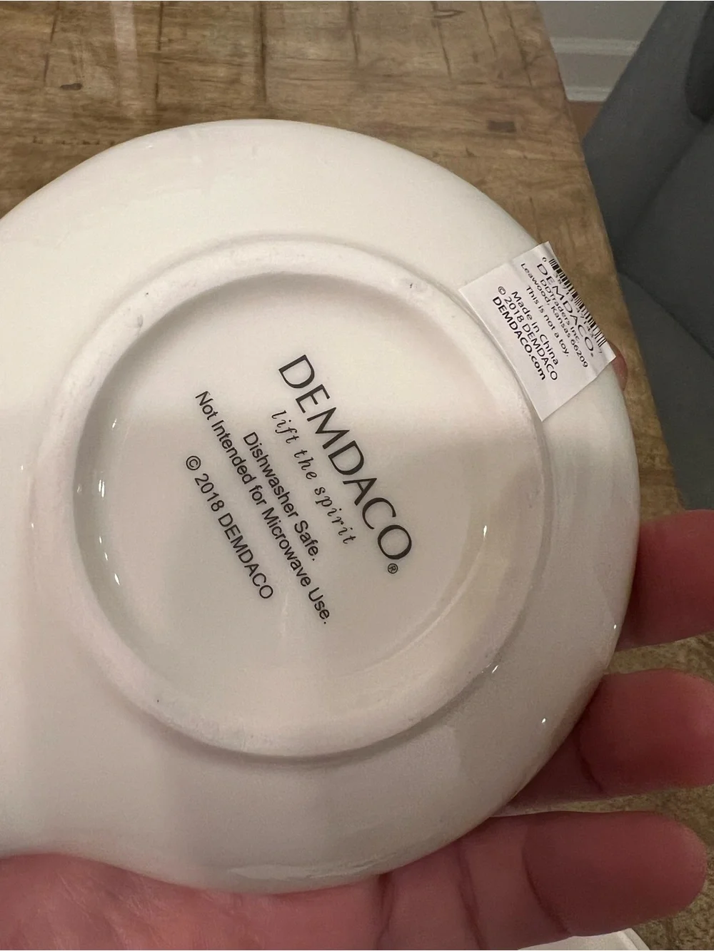 Live Simply Ceramic spoon rest